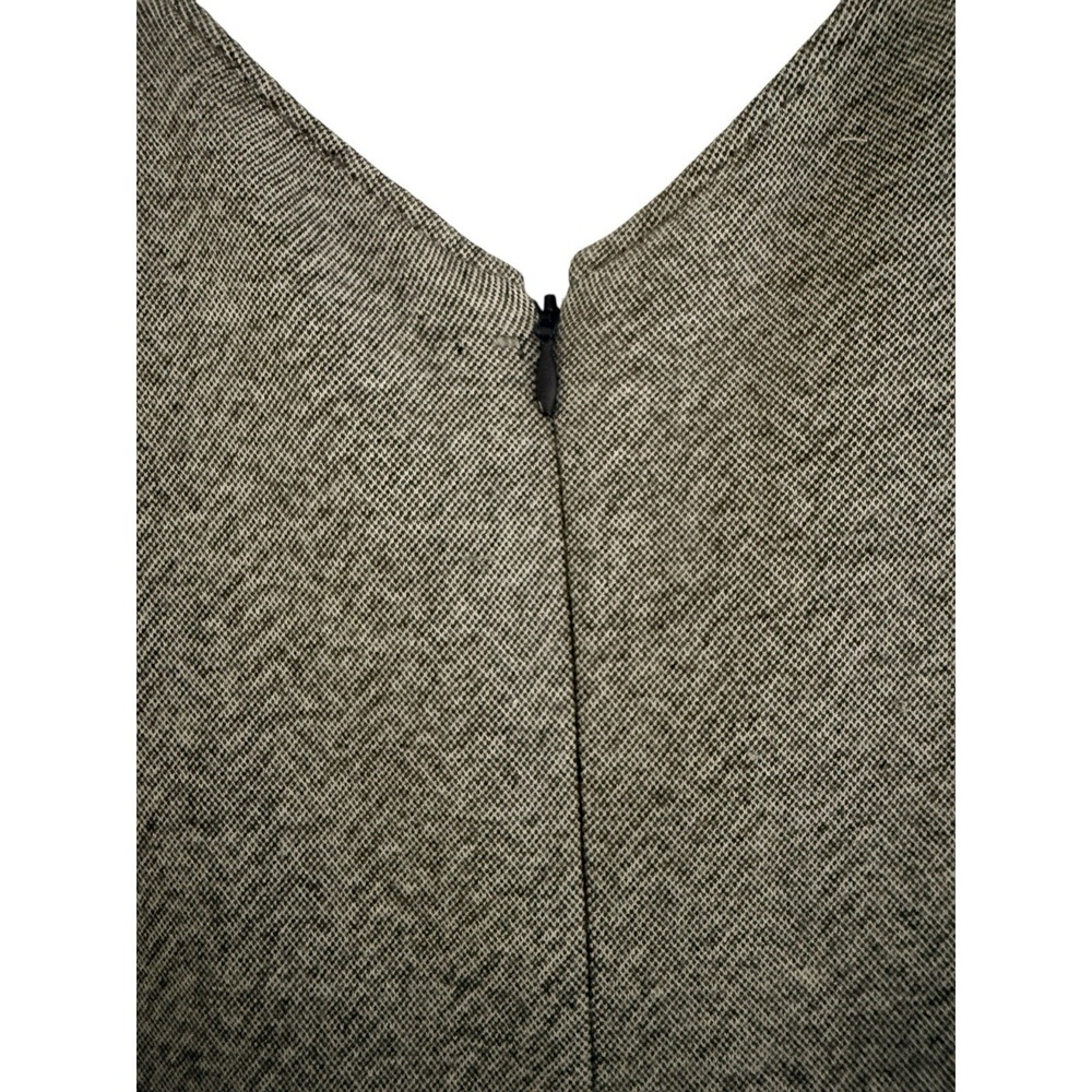 Stella McCartney Dress 46 Wool Blend Textured Knit Asymmetrical Hem Minimalist - Picture 13 of 16